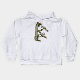 Celtic Cat Letter K Kids Hoodie